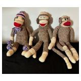 Sock Monkeys and Sock Monkey Jack in the Box