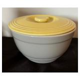 1940s American Art Deco Hall Ovenware China for General Electric Refrigerator Pitcher with Lid and Covered Dishes