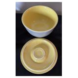 1940s American Art Deco Hall Ovenware China for General Electric Refrigerator Pitcher with Lid and Covered Dishes