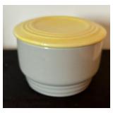 1940s American Art Deco Hall Ovenware China for General Electric Refrigerator Pitcher with Lid and Covered Dishes