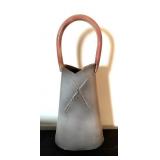Artisan Crafted Vase with Handle