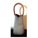 Artisan Crafted Vase with Handle