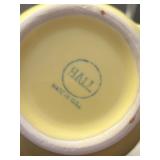 Halls China Company Pitcher and Covered Cheese Dish / Butter Dish