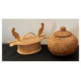 Hand Woven Basket, Hand Crafted Twig Baskets and More