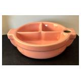 Vintage Pink Double Teapot with Under Plate and Children