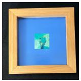 Three Petite "Miniature Cups" Original Acrylic on Board Paintings by Amber Mills