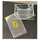 Four Vintage Lucite and Bakelite Dresser Boxes