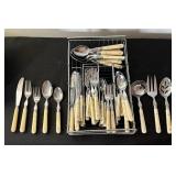 WF Mardi Gras Flatware Service for 8 Plus Serving Utensils