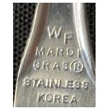 WF Mardi Gras Flatware Service for 8 Plus Serving Utensils