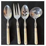 WF Mardi Gras Flatware Service for 8 Plus Serving Utensils