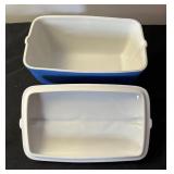 Three Vintage Westinghouse Lidded Refrigerator Dishes by Hall