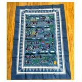 Hmong Pictorial Needlepoint Tapestry