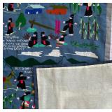 Hmong Pictorial Needlepoint Tapestry