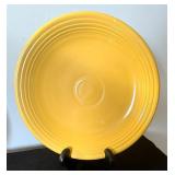 Colorful Fiesta Ware Platters including Vintage 14" Orange Fiesta Ware Platter