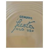 Colorful Fiesta Ware Platters including Vintage 14" Orange Fiesta Ware Platter