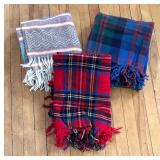Three Throw Blankets