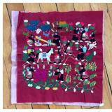 Three Vintage Needlepoint Pictorial Ethic Tapestries