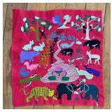 Three Vintage Needlepoint Pictorial Ethic Tapestries