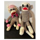 Variety of Adorable Sock Monkeys