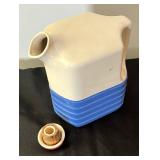 Vintage Cambridge Universal Pottery Art Deco Jug / Pitcher with Cork