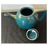 Vintage Gold Starred Teapot by Hall