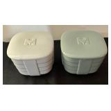 Vintage Hot Point Westinghouse Lidded Refrigerator Dishes by Hall