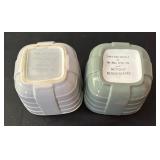 Vintage Hot Point Westinghouse Lidded Refrigerator Dishes by Hall