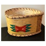 Vintage Hand Crafted Birch Bark Baskets