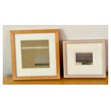 Two Framed Original Works of Art by Jody Williams from the Shadows and Dust Exhibit 2016