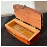 Variety of Vintage Wooden Dresser Boxes