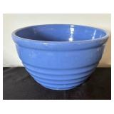 Vintage Turquoise Platter, Vintage Hall Donut Teapot and Blue Pottery Bowl