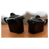 Vintage Shenagno and Syracuse Black Pitchers and Teapots and More