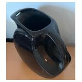 Black Invento Teapot, Fiesta Ware Pitcher and Signed Cup