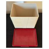 Vintage Art Deco Plastic Kitchen / Refrigerator Containers and Pitcher