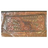 Two Vintage Leather Clutches / Handbags