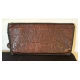 Two Vintage Leather Clutches / Handbags