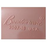 Seven Vintage Pink Boonton Ware Bowls