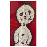 Figural Handcrafted Knit Framed Decor