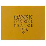 Mid Century Dansk Kobenstyle Yellow Enamel Dutch Oven