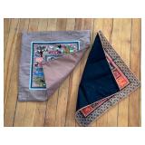 Two Square Ethnic Pillow Covers