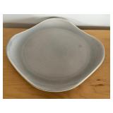 Russel Wright Steubenville American Modern Granite Gray Platter Tray 13" Cube