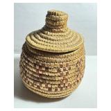 Vintage Hand Crafted Woven Basket