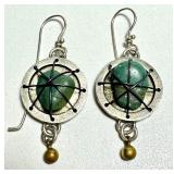 Pair of Vintage Thomas Mann Earrings