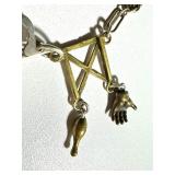 Thomas Mann Sterling Charm Bracelet