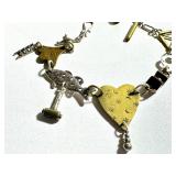 Thomas Mann Sterling Charm Bracelet