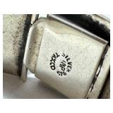Vintage Sterling Panel Bracelet