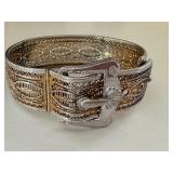 Vintage Buckle Filagree Bracelet