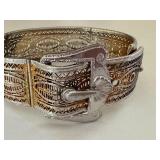 Vintage Buckle Filagree Bracelet