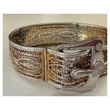 Vintage Buckle Filagree Bracelet