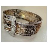 Vintage Buckle Filagree Bracelet